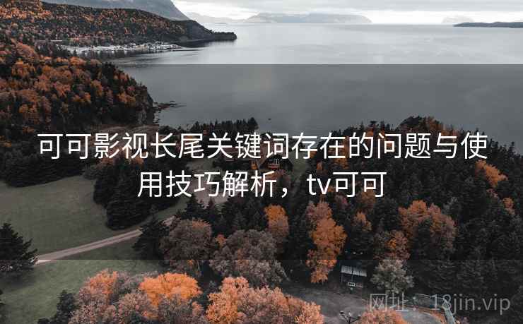 可可影视长尾关键词存在的问题与使用技巧解析，tv可可