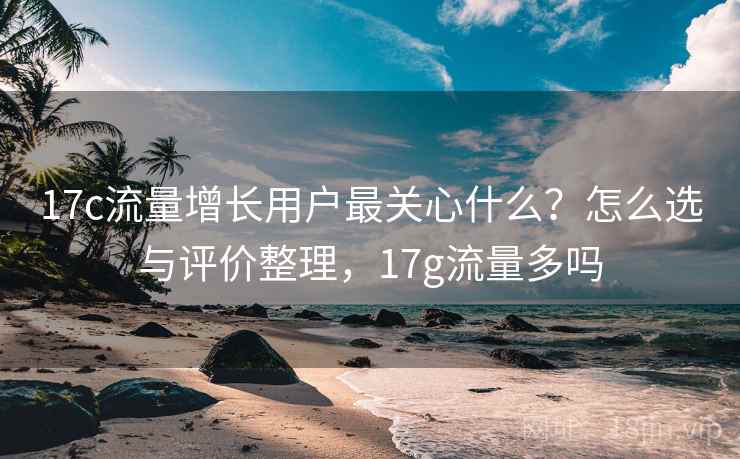 17c流量增长用户最关心什么？怎么选与评价整理，17g流量多吗