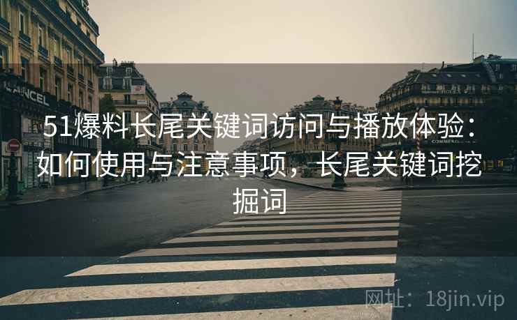 51爆料长尾关键词访问与播放体验：如何使用与注意事项，长尾关键词挖掘词