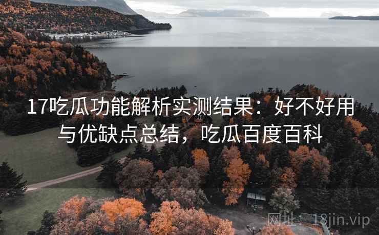 17吃瓜功能解析实测结果：好不好用与优缺点总结，吃瓜百度百科