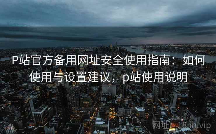 P站官方备用网址安全使用指南：如何使用与设置建议，p站使用说明