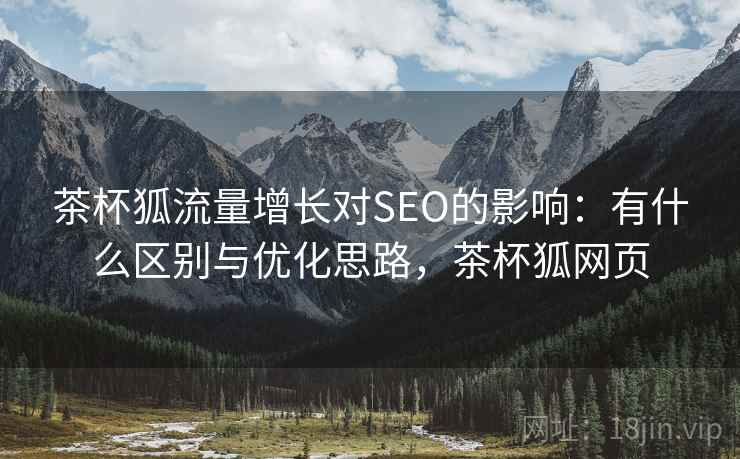 茶杯狐流量增长对SEO的影响：有什么区别与优化思路，茶杯狐网页